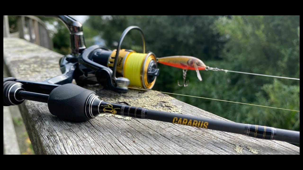 Abu Garcia Carabus,test nowego sprzetu,lowie pstragi i klenie.Vlog 36