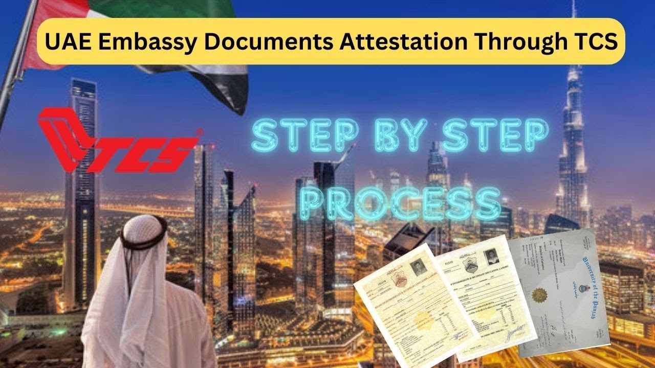 UAE Embassy Documents Attestation Through TCS | Degree Attestation | Vlog