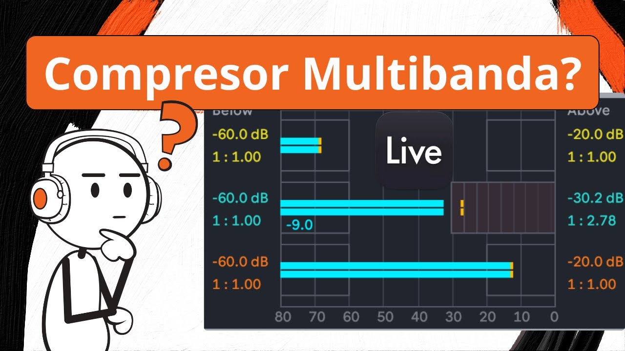 Cómo usar la Compresión Multibanda en Ableton Live 12