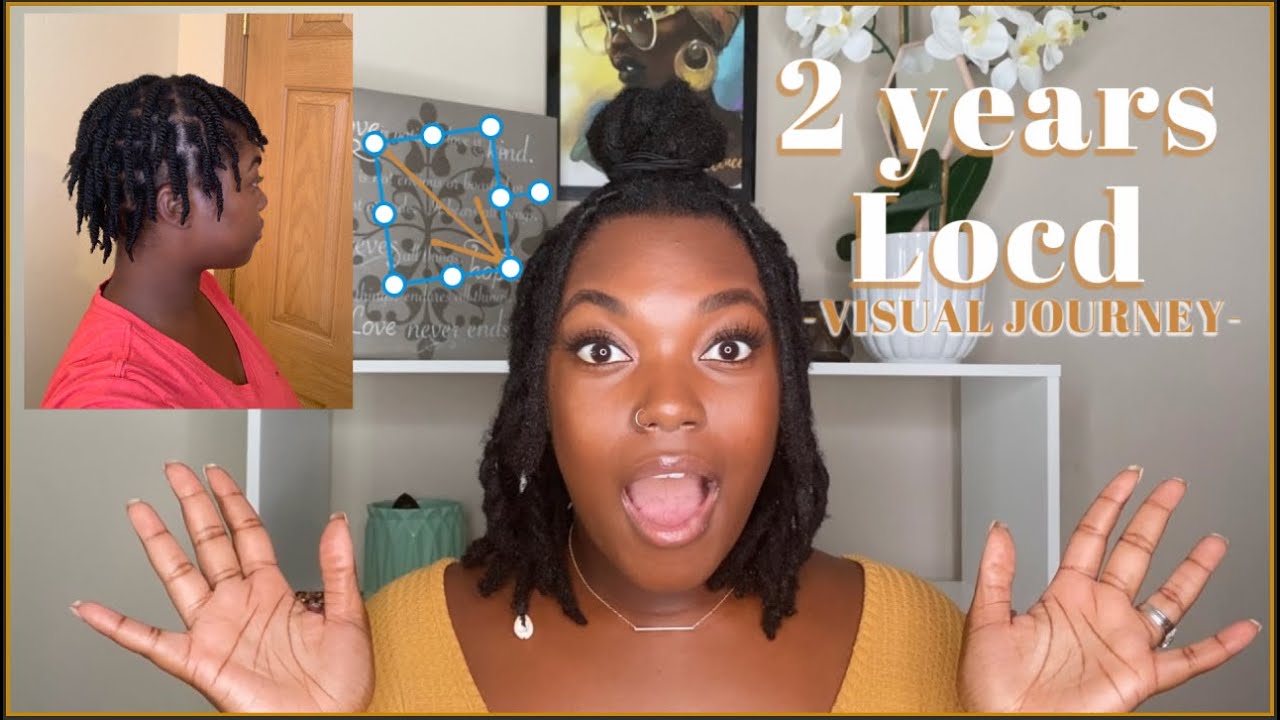 2 Years Loc'd | Visual Journey w/ pics & videos | 2 strand twist starter locs | Naomi Onlae