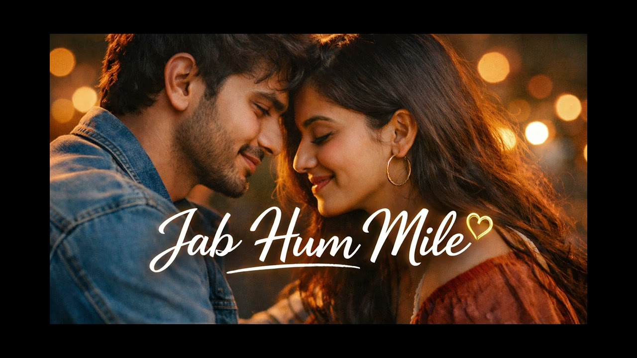 Jab Hum Mile🥰 - Official Music Video | Romantic Hindi Song | [NIKHIL]