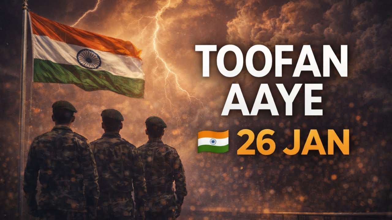 Toofan Se Takraate Bharat Ke Bete | 26 January Special Patriotic Song 🇮🇳 #RepublicDay#PatrioticSong