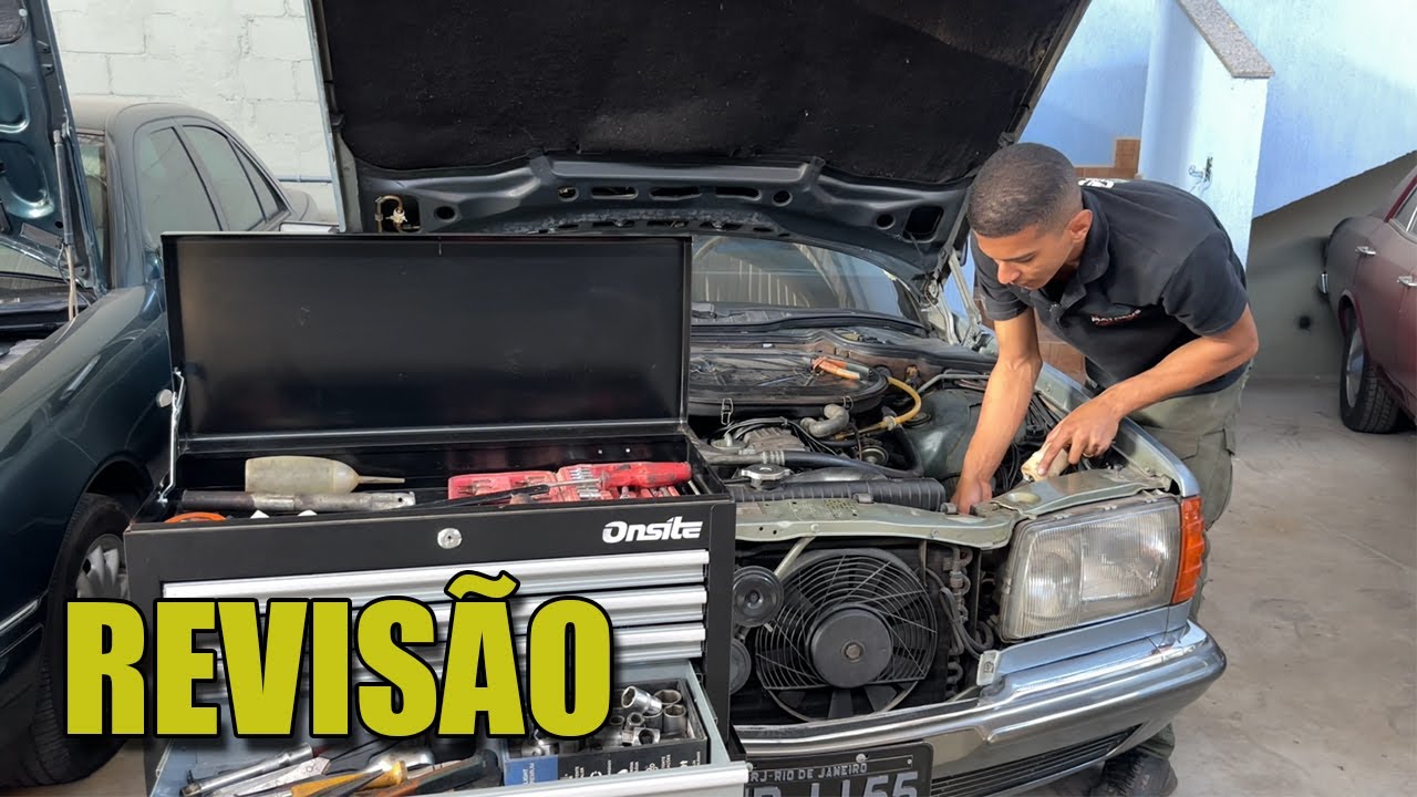 REVIS&Atilde;O MERCEDES BENZ 280S W126 1982