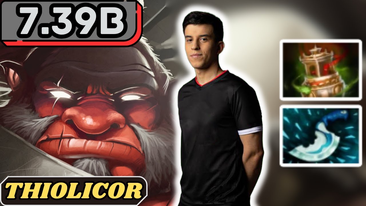 NEW PATCH 7.39b - Thiolicor AXE Soft Support Gameplay - Dota 2 Support
