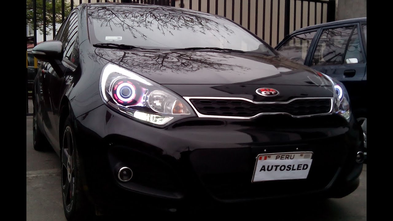 Personalización de Faros Kia Rio Hb 2014