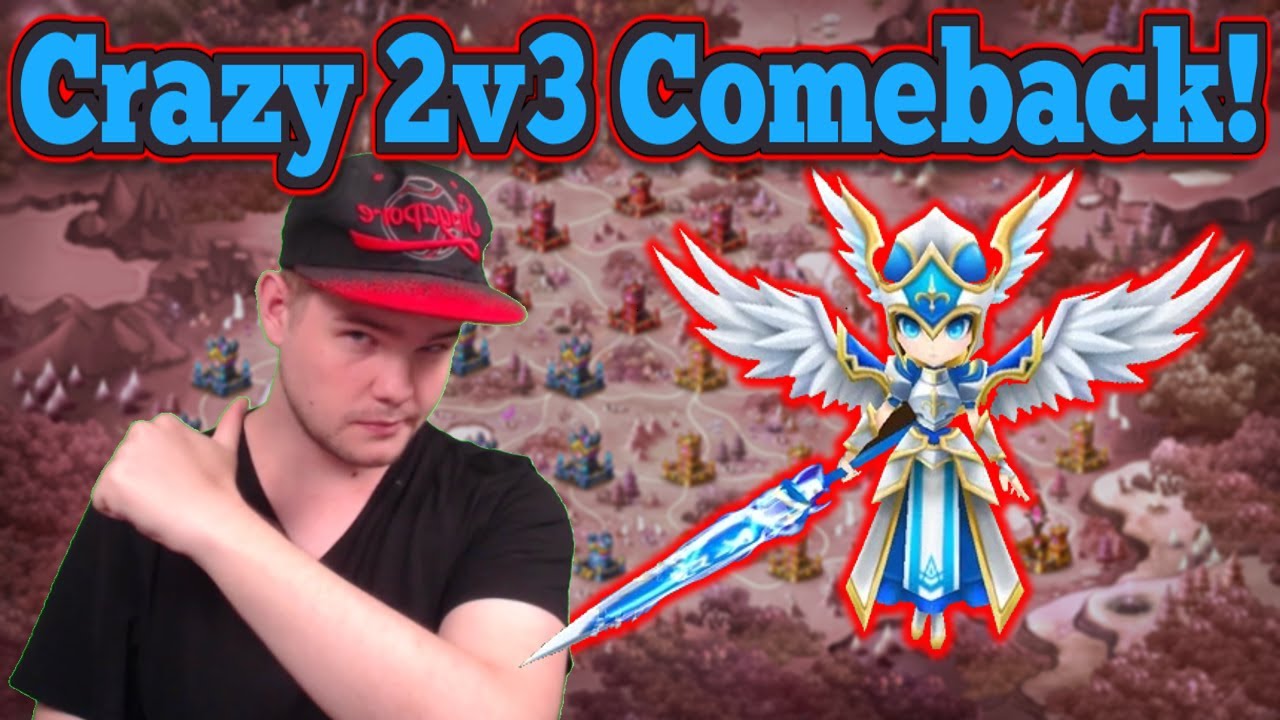Siege Vs AF:Legends & Origin - Crazy 2v3 Comeback - Summoners War