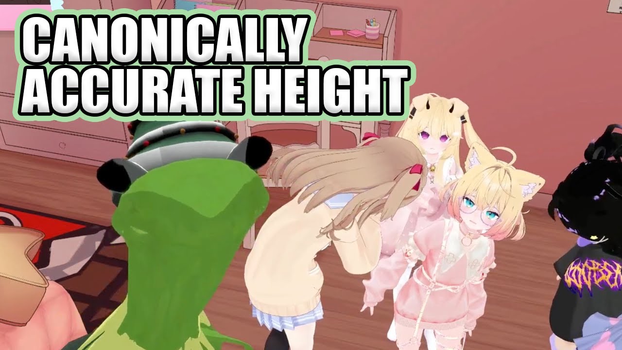 Vedal Makes Everyone Their Lore Accurate Height