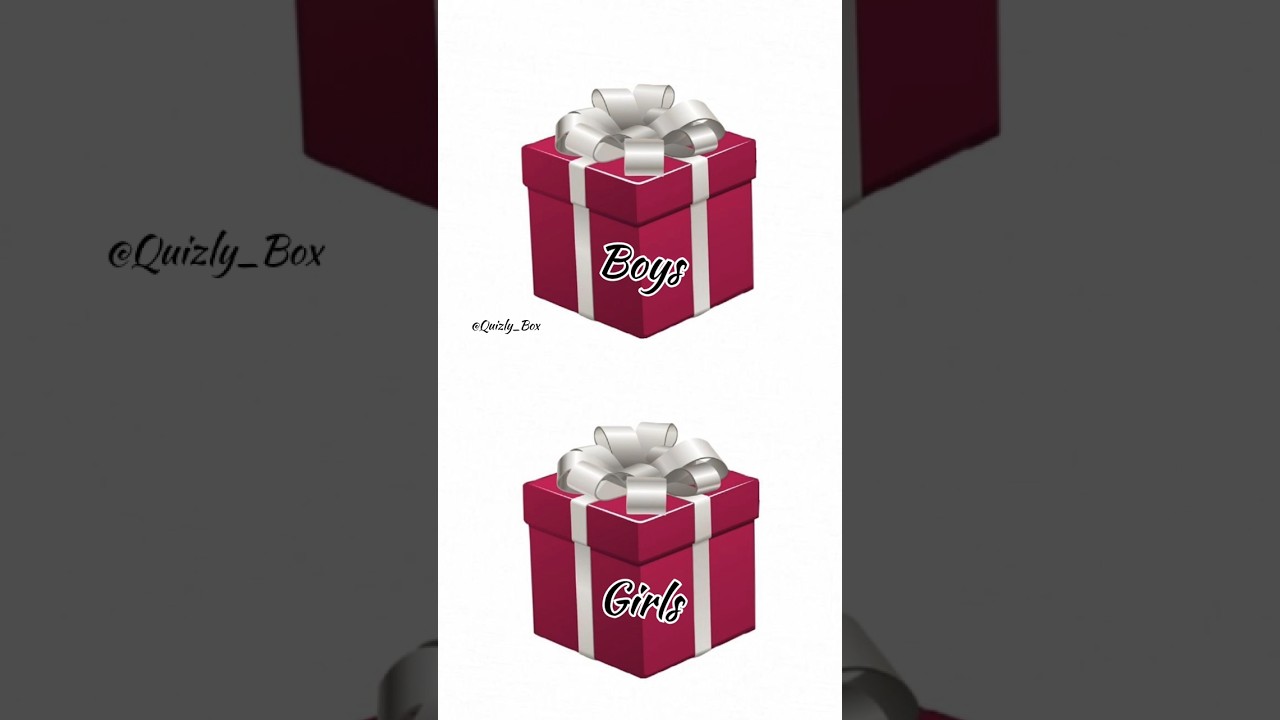 Choose your gift box 🎁 || Good and Bad || Choose one gift box 🎁 || 
