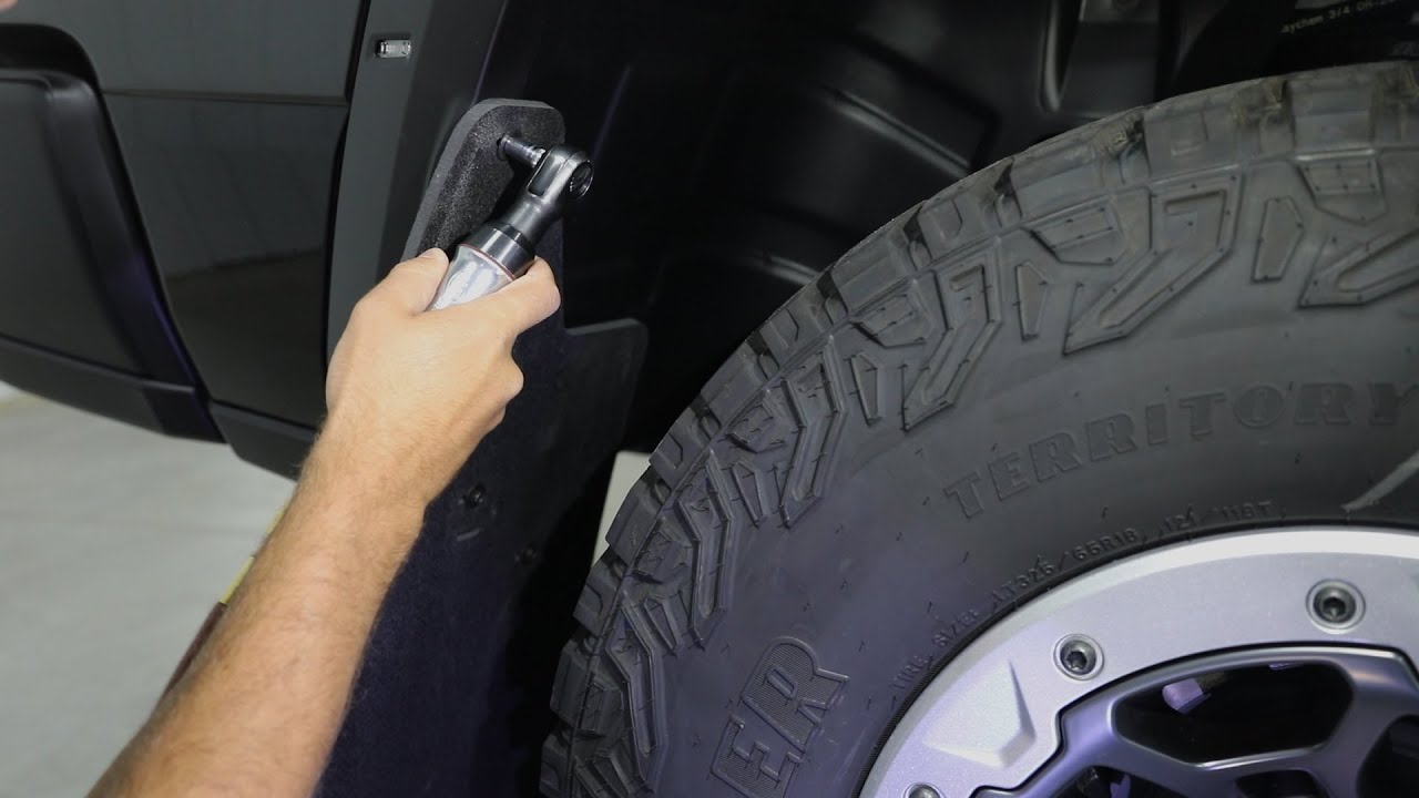 2021-ON RAM 1500 TRX - Rear ROCKSTAR&trade; Splash Guard Mud Flap Install Video