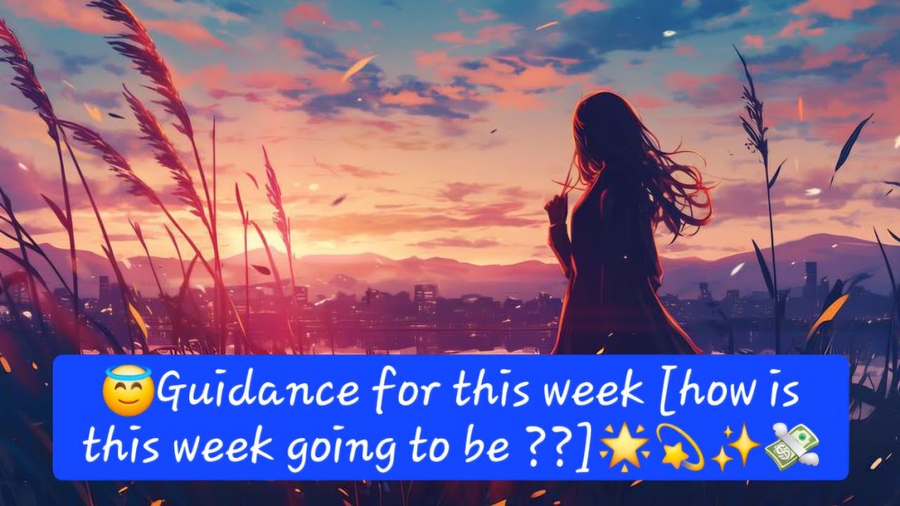 Guidance for the week.[HOW IS THIS WEEK GOING TO BE?]