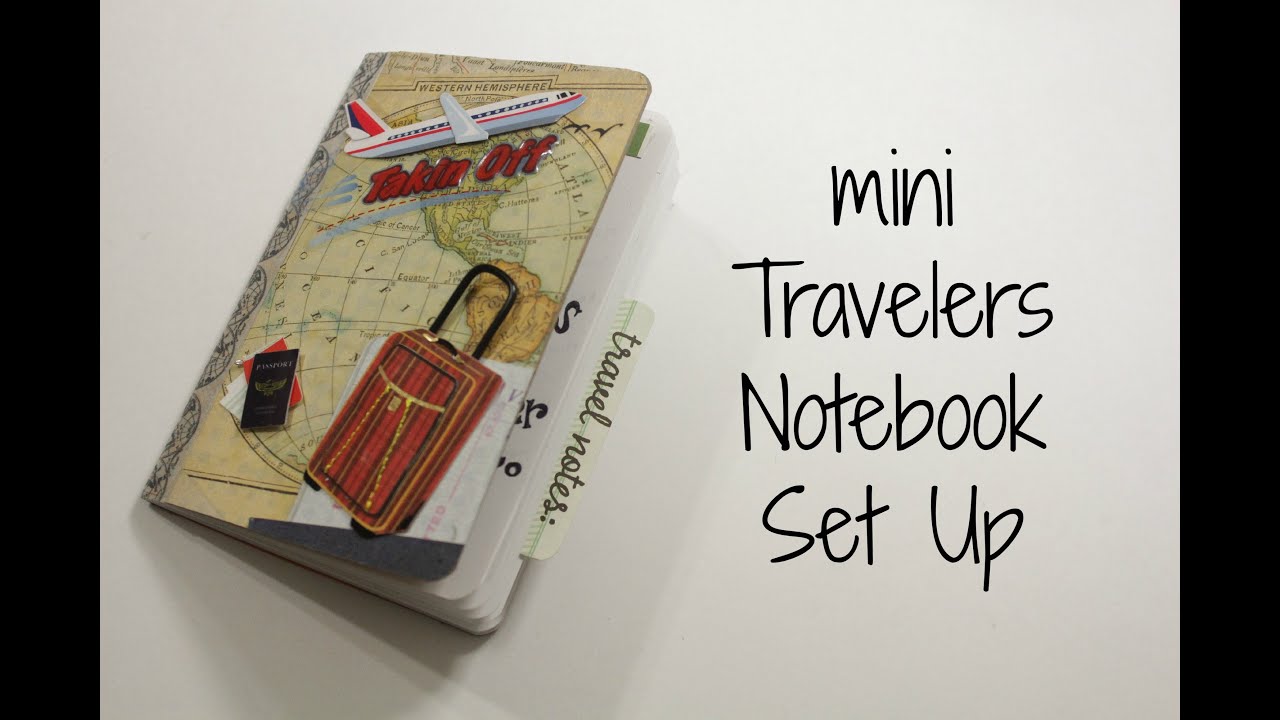 Planner: ✈ mini Travelers Notebook setup