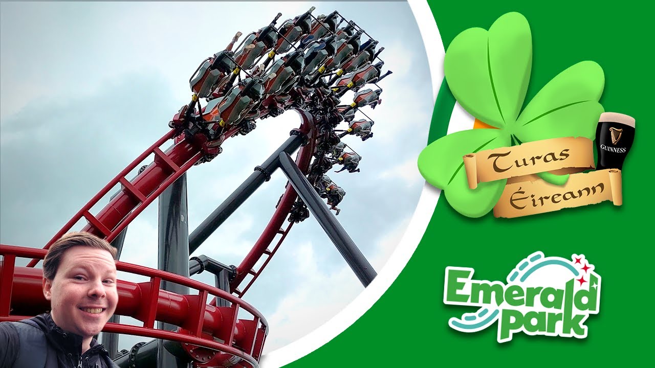 I Went to IRELAND's Biggest Theme Park | Emerald Park Vlog | Turas Éireann 2024