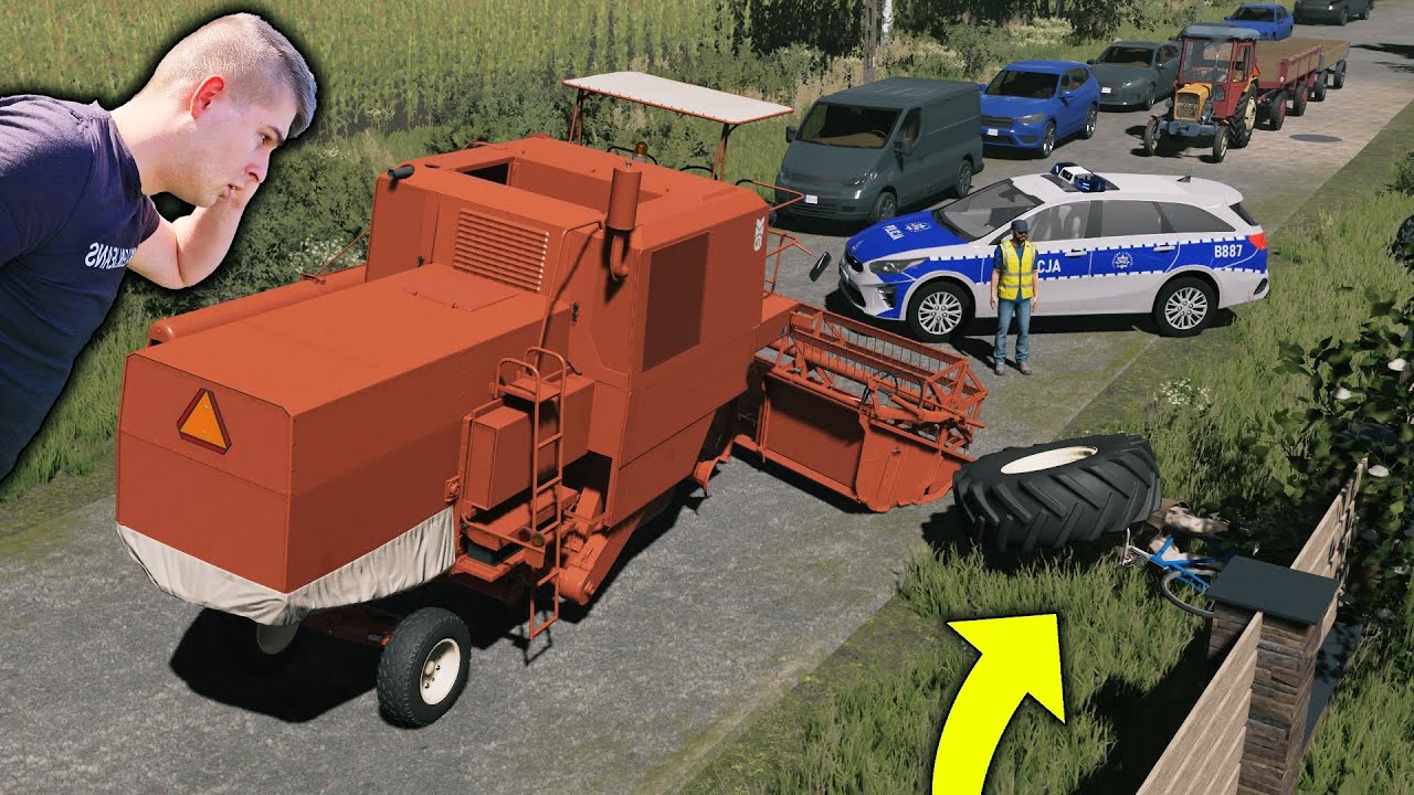 OPONA WYSTRZELIŁA W PANIĄ JANINĘ😱 DROGA ZABLOKOWANA❗ OGLĄDAMY ROZRZUTNIKI Z OLX😍 🐮POLSKA WIEŚ🐷 11