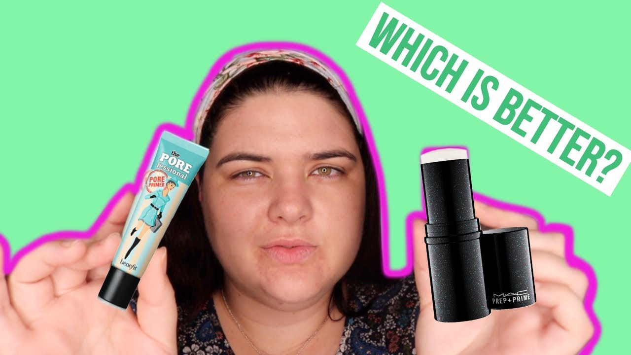 Сравнение праймеров | Mac Pore Refiner Stick и Benefit Porefessional | pruelaroo