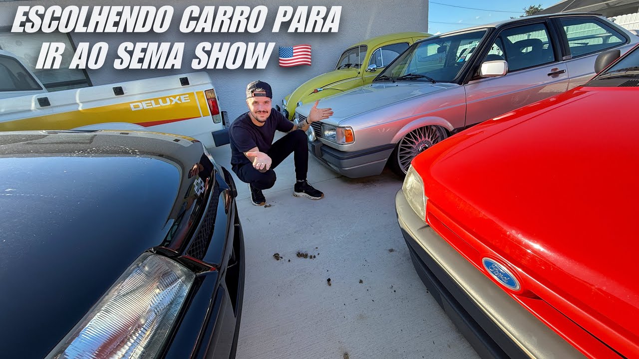 ESSAS S&Atilde;O AS OPC&Otilde;ES 🔥 ESCOLHENDO O CARRO PARA CRUZAR O USA RUMO AO SEMA SHOW 🇺🇸