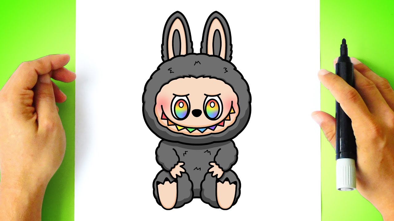 How to DRAW LABUBU - The Monsters - Pop Mart