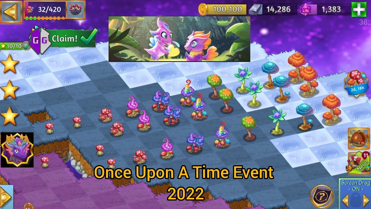 Merge Dragons Once Upon A Time Event 2022 with GameGuardian