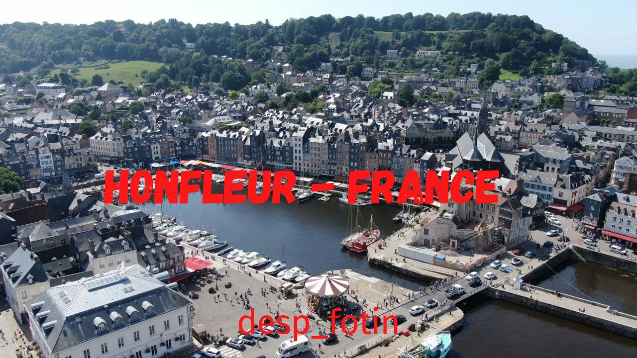 HONFLEUR FRANCE ΑΠΟ DRONE