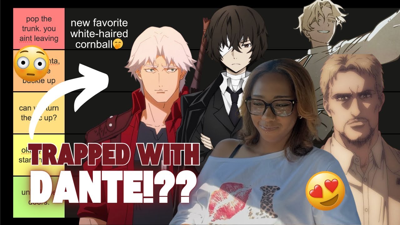 TRAPPED with DANTE from DEVIL MAY CRY!? | tier ranking your CHARACTER EDITS