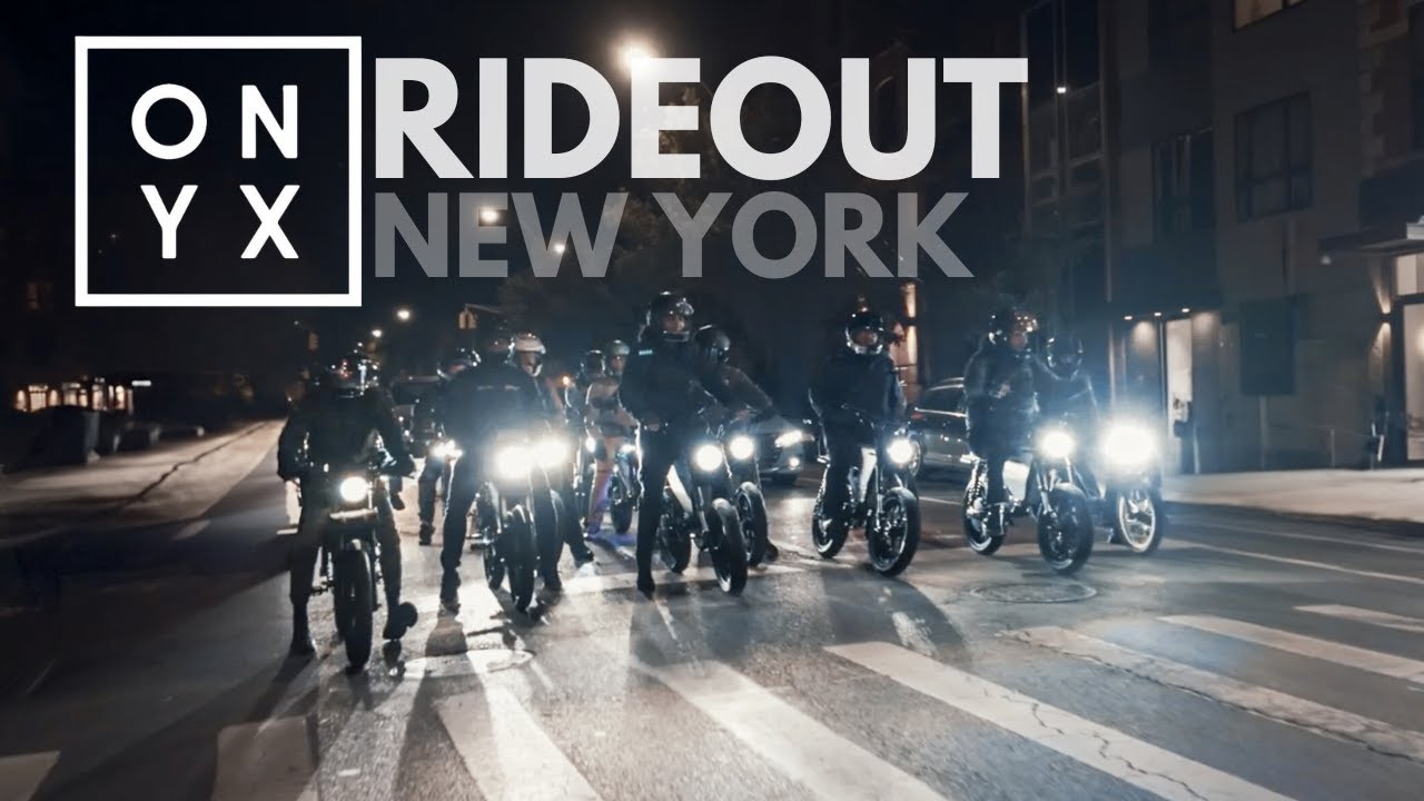 ONYX Motors New York City Rideout Recap - NYC Moto Ride 72v & New 80v