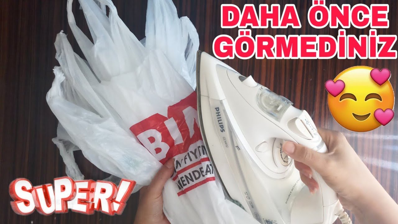MARKET POŞETLERİNDEN SÜPER GERİ DÖNÜŞÜM / Recycle / Idea