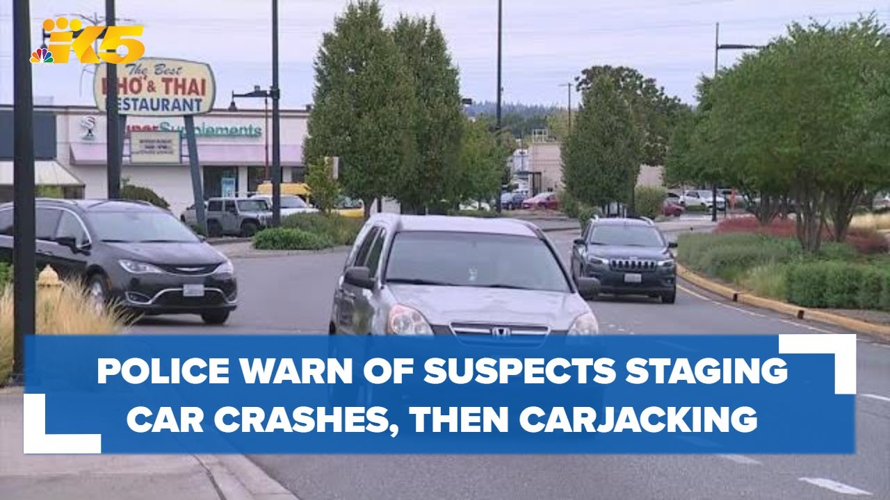 Renton, Seattle police warn of suspects staging car accidents, then carjacking victims