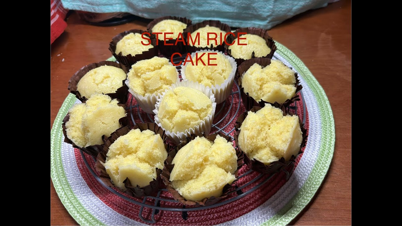 Steam Rice Cake with Cassava Smash no Egg
