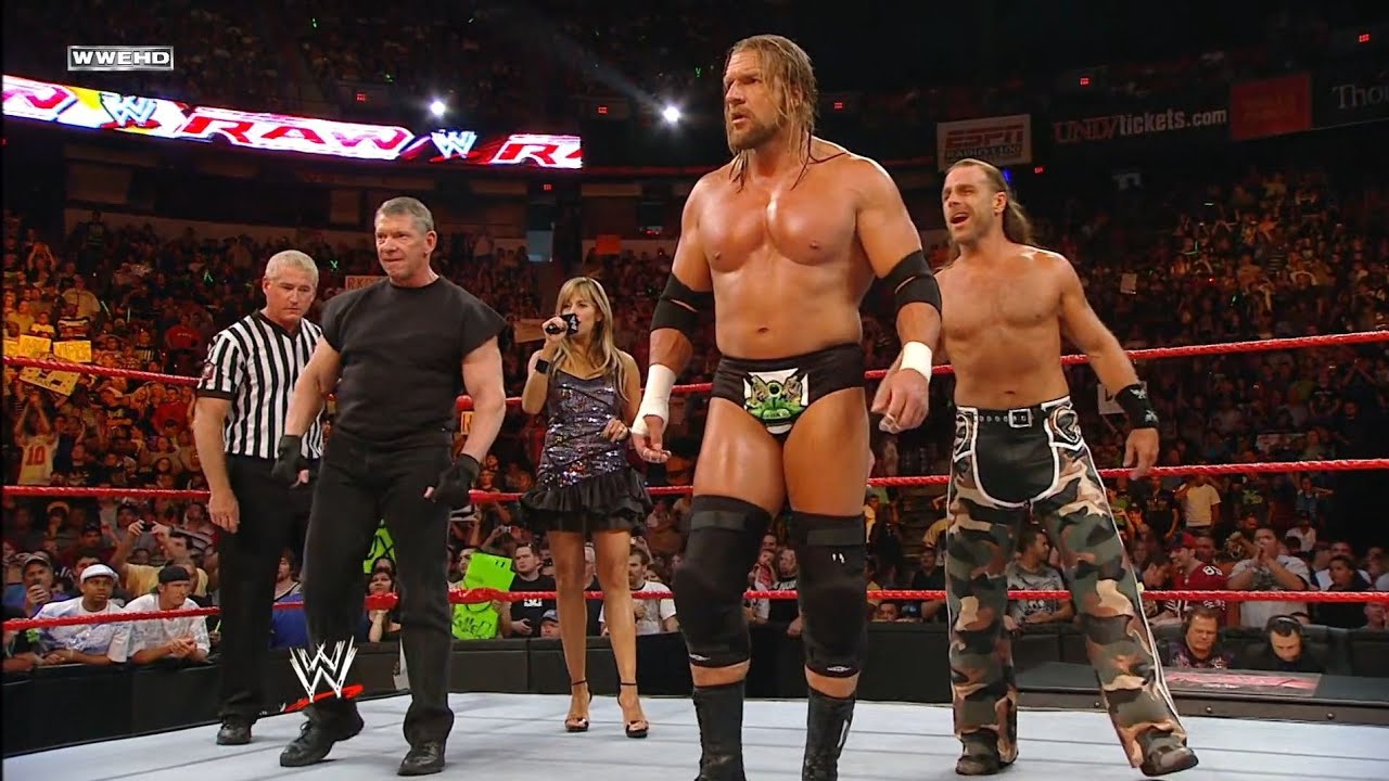 D-Generation X & Mr. McMahon vs Randy Orton & Legacy: WWE Raw August 24, 2009 HD (1/2)