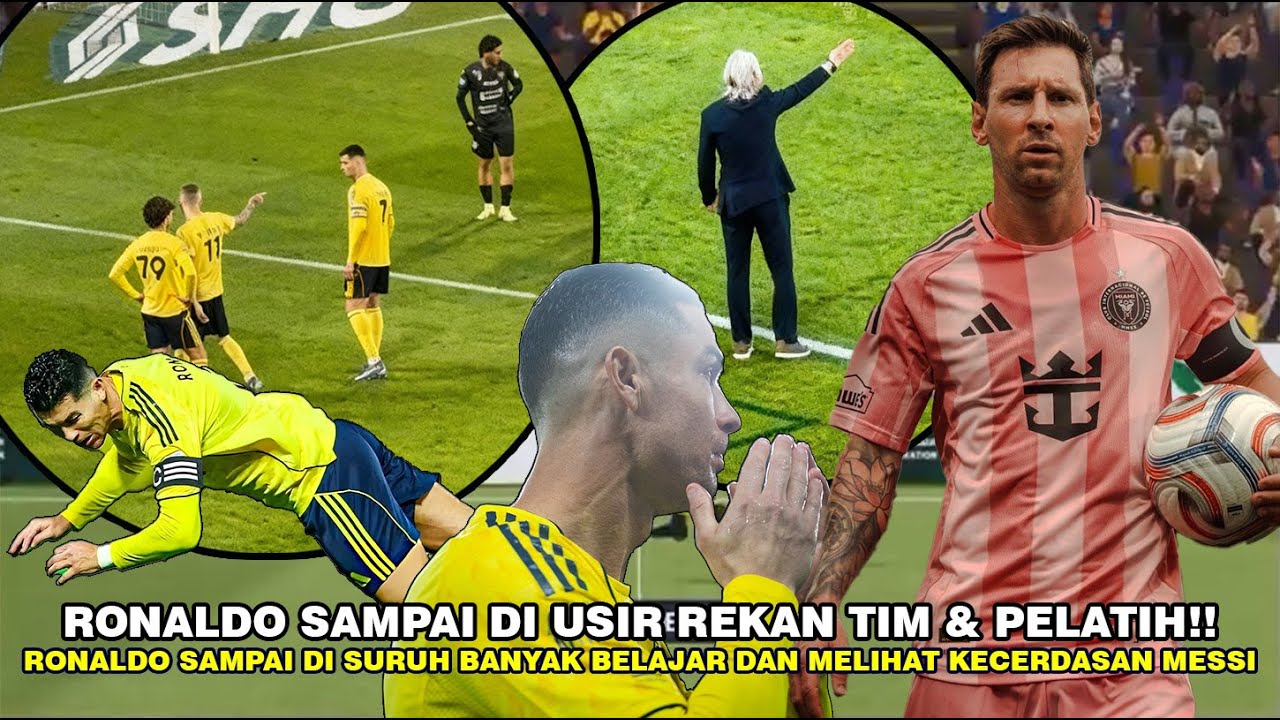 RONALDO DIUSIR REKAN SETIM & PELATIH! TERLALU SERING OFFSIDE, CR7 SAMPAI DISURUH BELAJAR PADA MESSI