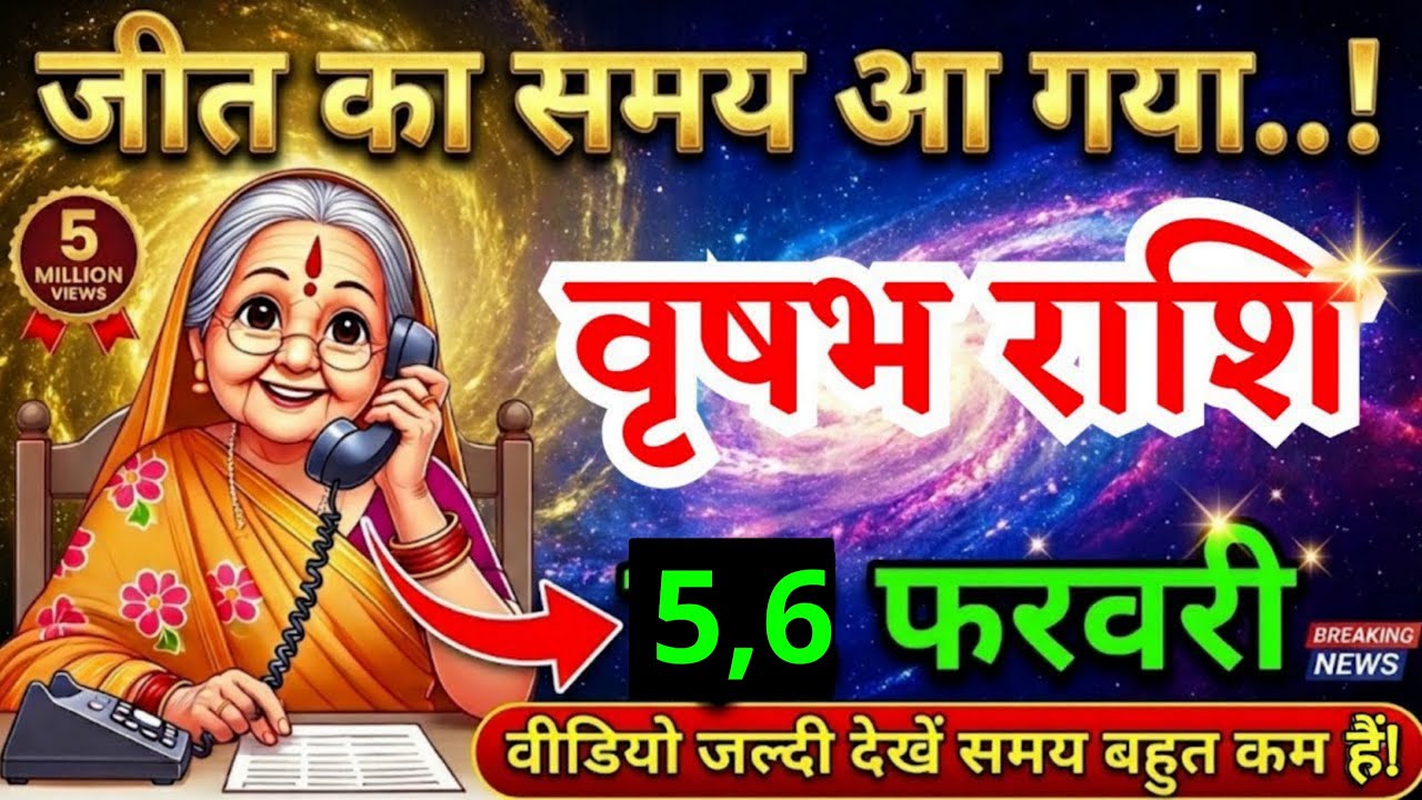 1, 2 फरवरी, वृषभ राशि वालों जीत का समय आ गया, vrishabh Rashi, शुभ समाचार