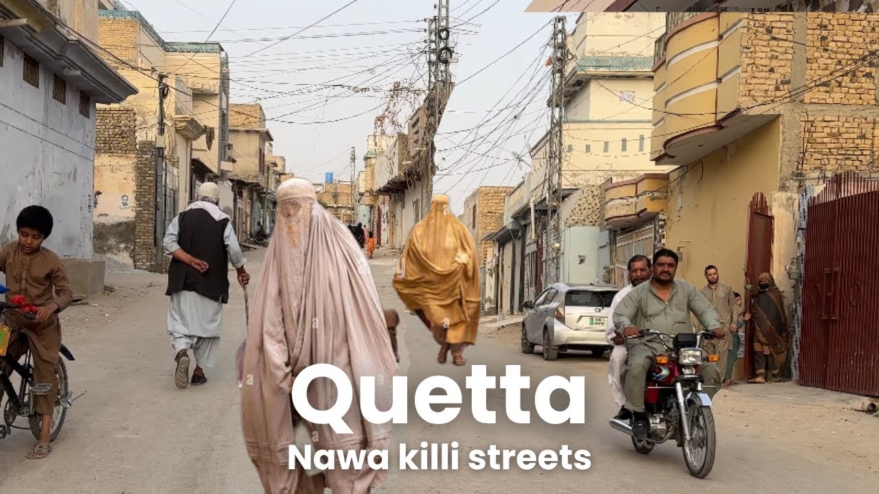 🇵🇰Nawa killi Quetta | Balochistan streets tour | 4k video | haya vlog