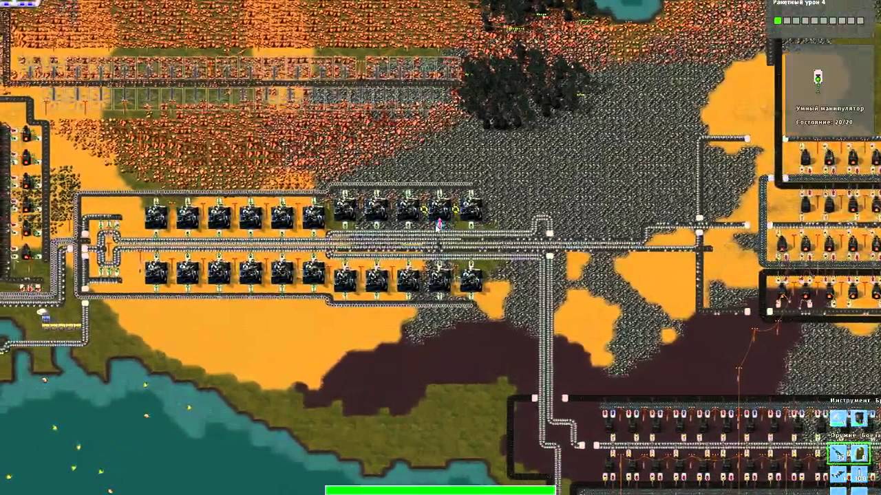 Factorio factory BUS design. Фабрика по магистральному принципу