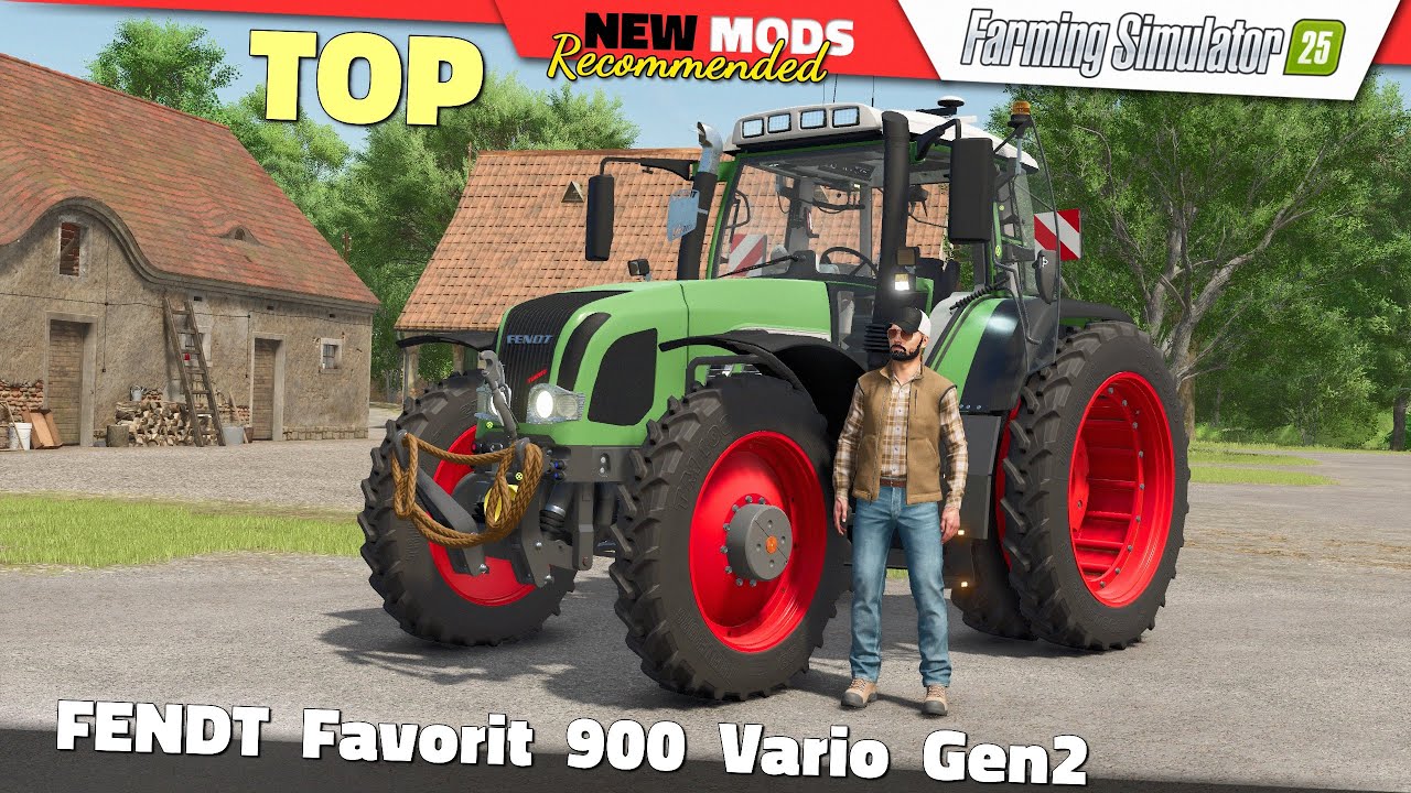 FS25 | FENDT Favorit 900 Vario Gen2 [UPDATE] - Farming Simulator 25 Mods Review QHD