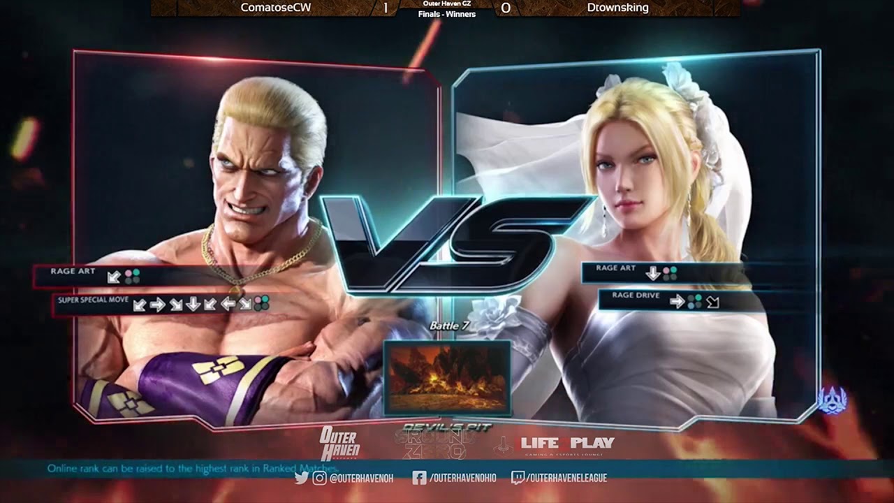 GZ Tekken 7 - Losers Semifinals ComatoseCW vs Dtownsking