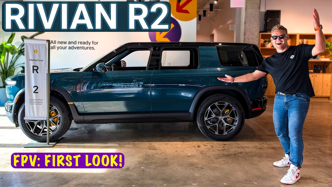 Мой первый взгляд на Rivian R2 2026 года! Давно этого не было!