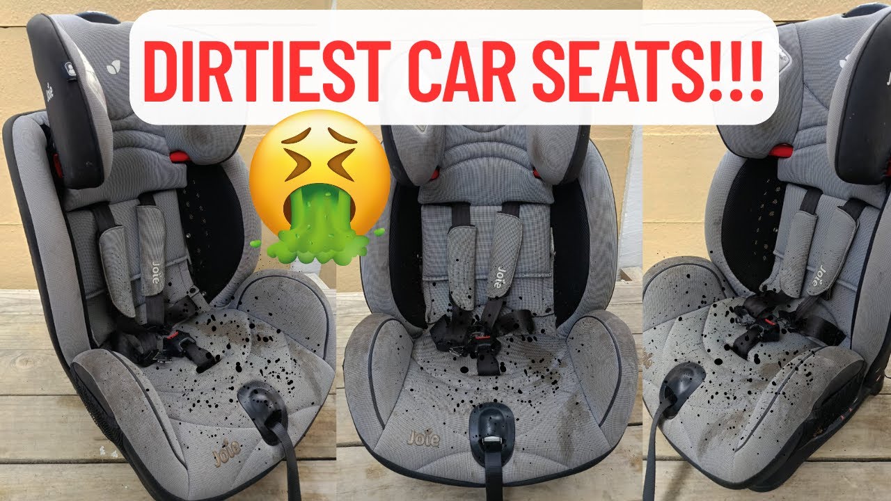 The Dirtiest Car Seat Ever? Deep Clean Reveal! 😱