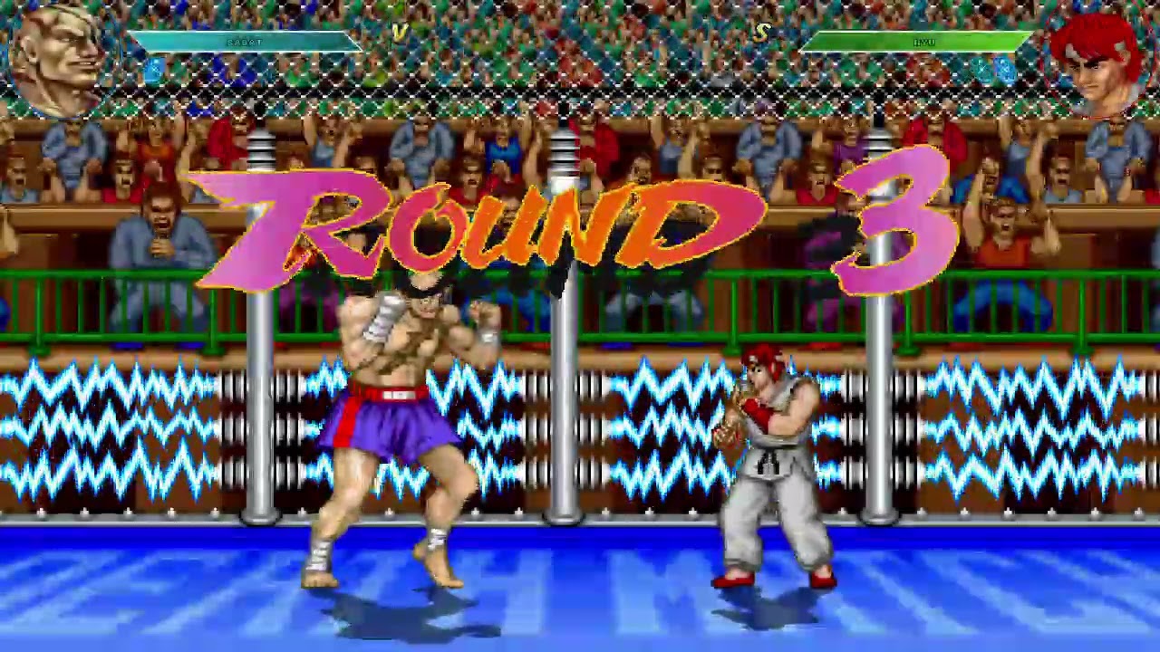 BEST MUGEN FIGHTS SF1 RYU vs SF2 SAGAT