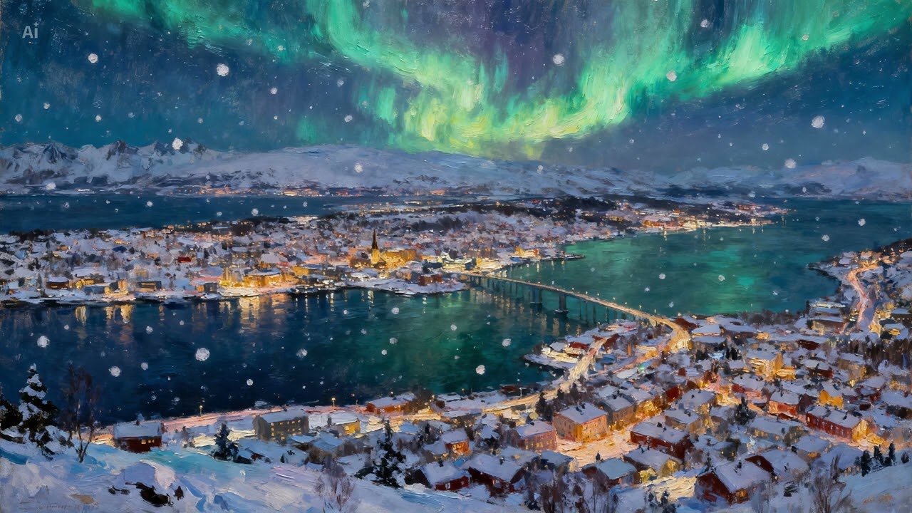 Epic Norway Winter Landscapes | Geirangerfjord, Rondane & Finse | Oil Painting Art