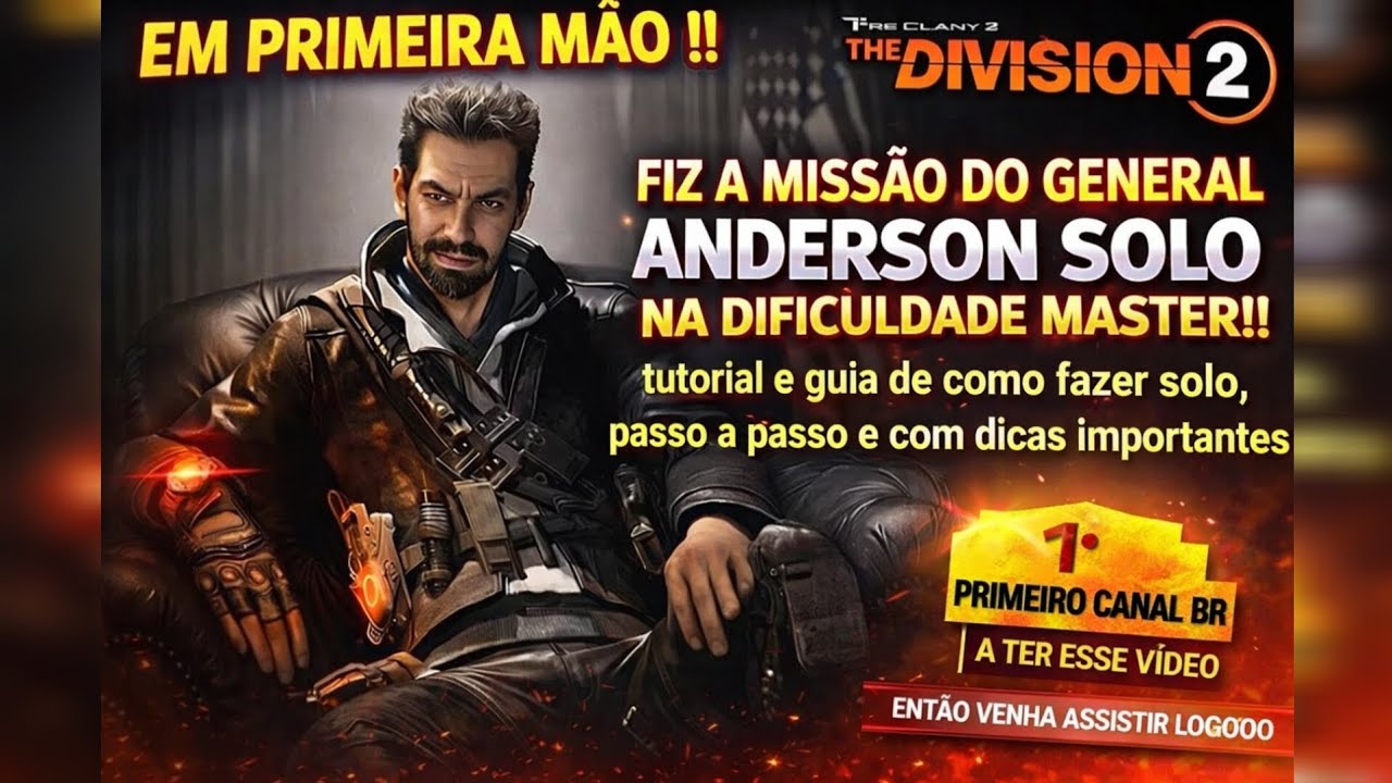 FIZ EM PRIMEIRA MÃO! MISSÃO DO GENERAL ANDERSON SOLO NA MASTER 😱🔥 (GUIA COMPLETO)