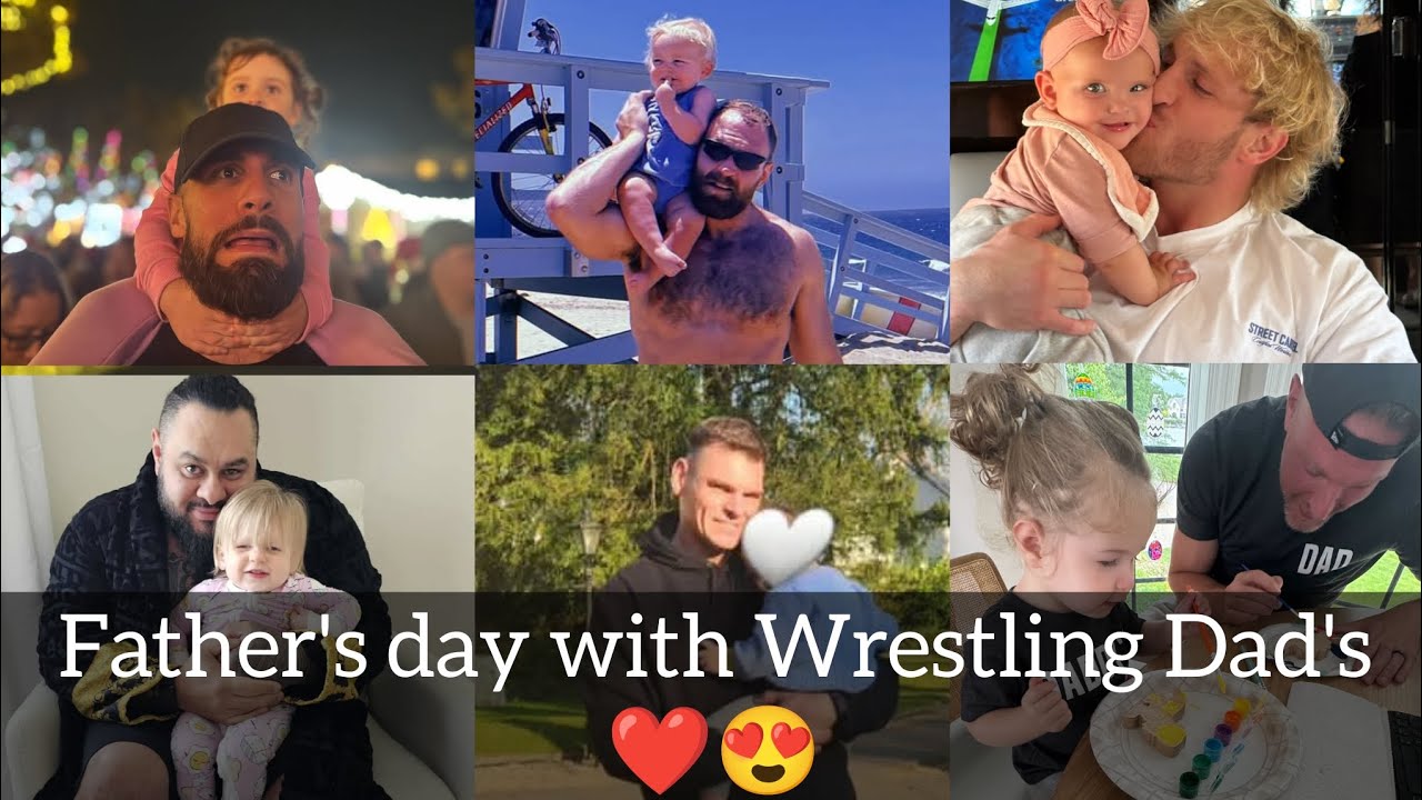 WWE Stars Celebrate Father's Day ❤️ | Seth Rollins, , Nikki Bella, The Miz, Jon Moxley, Liv & Dom !