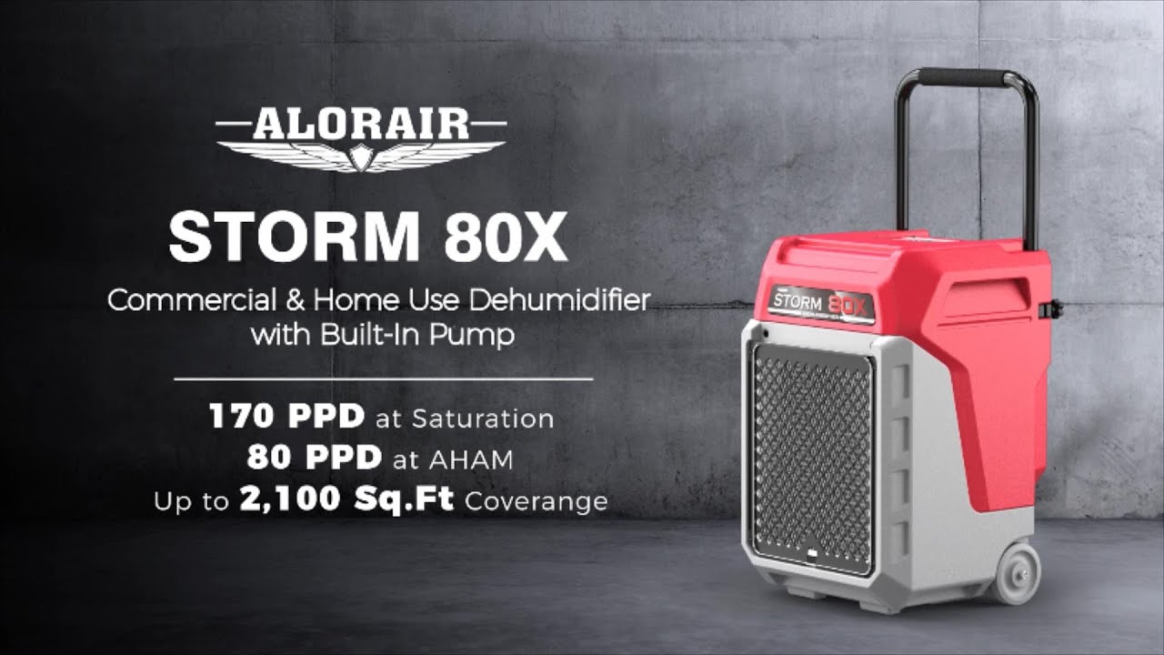 Alorair Storm 80X Commercial & Industrial Dehumidifier