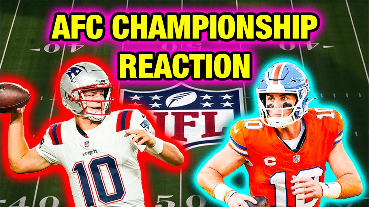 New England Patriots vs Denver Broncos AFC Championship Live Play by Play & Reaction
