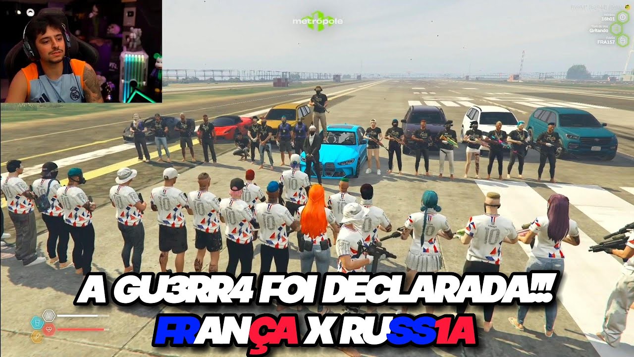 A GU3RR4 FOI DECLARADA!!! FRANÇA X RUSS1A