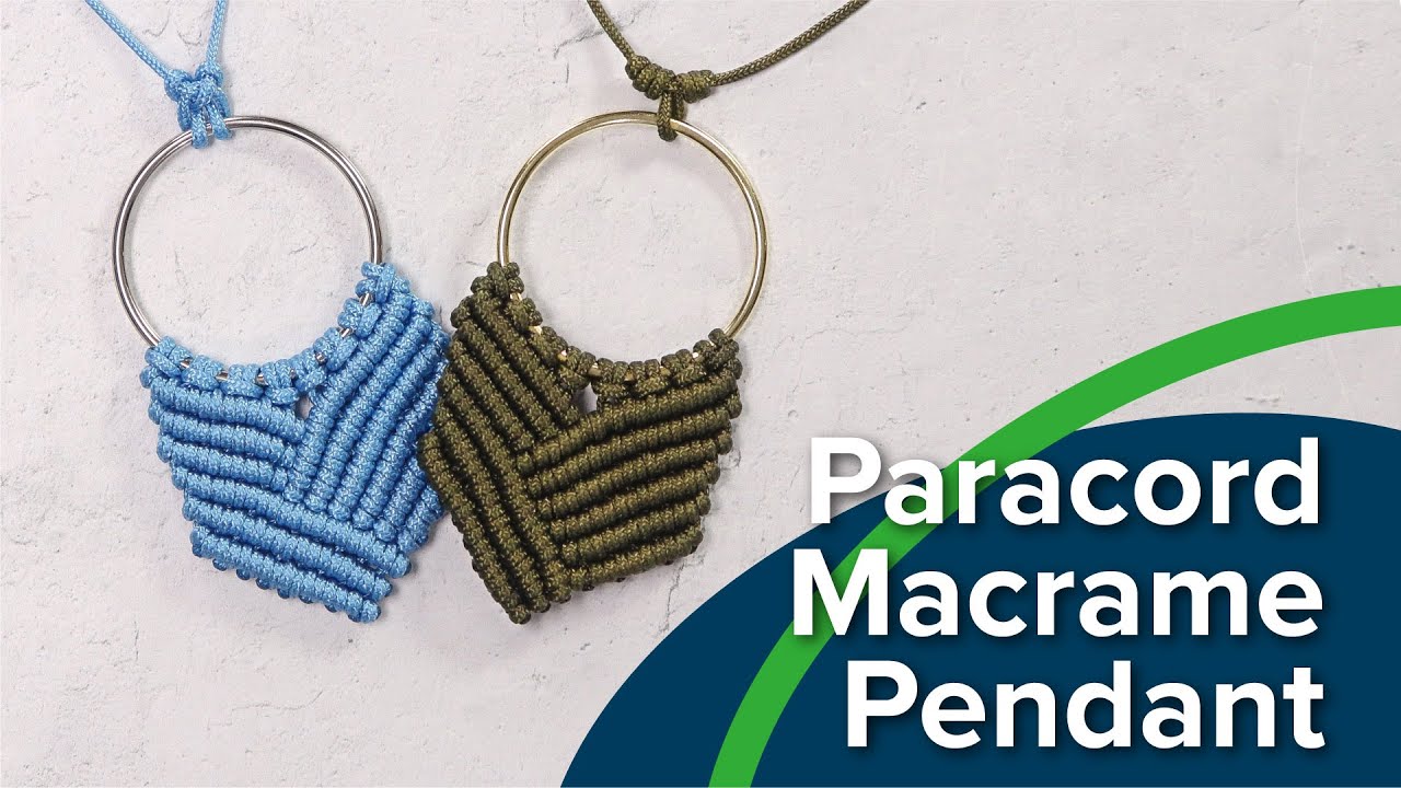 Macramé Necklace—Elegant Paracord Jewelry