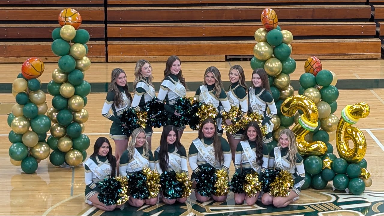 Wyoming Area Senior Night Ceremony 2026 | Cheerleading & Basketball 🎓📣🏀