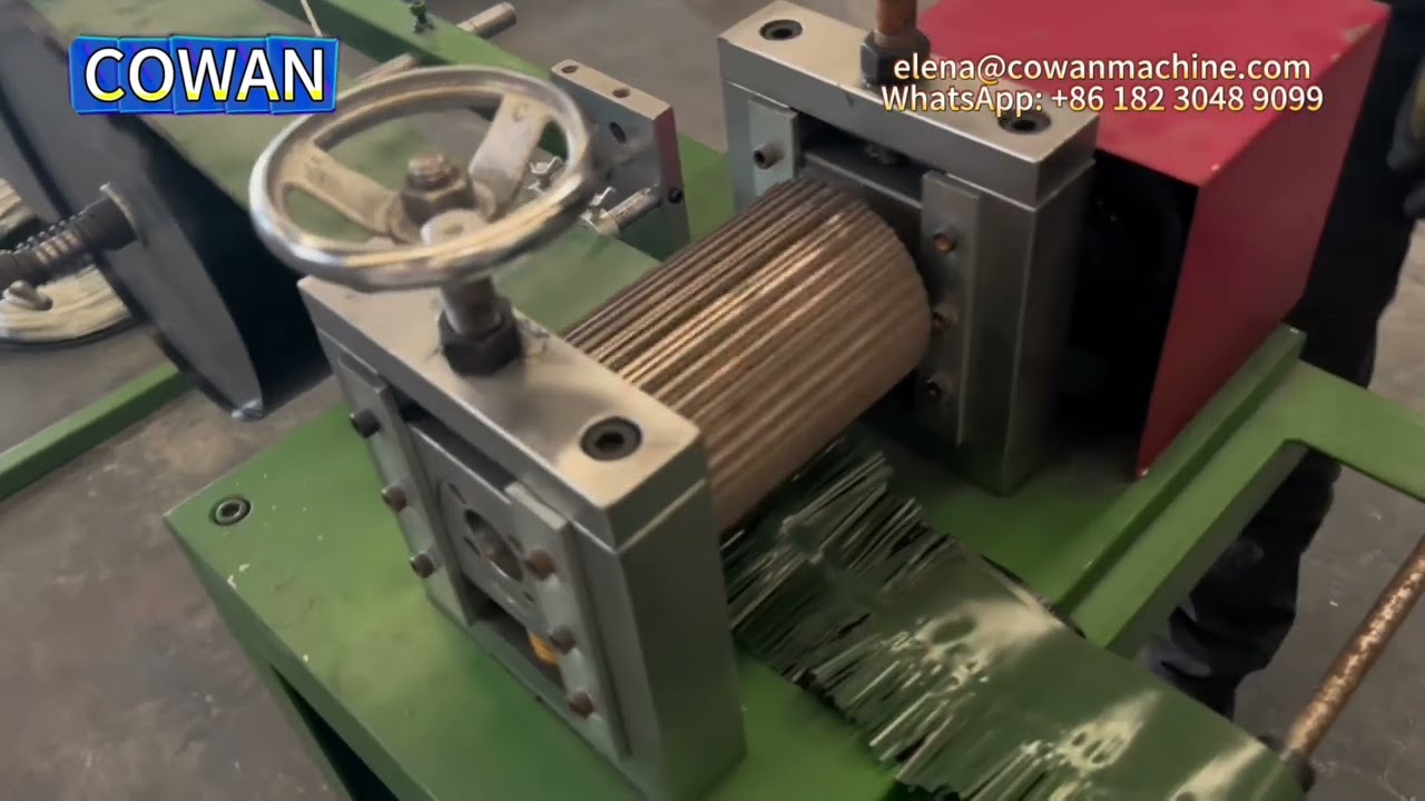 Teaching Video How To Use The Chain Link Grass Wire Fence Machine (4-2) +86 182 3048 9099