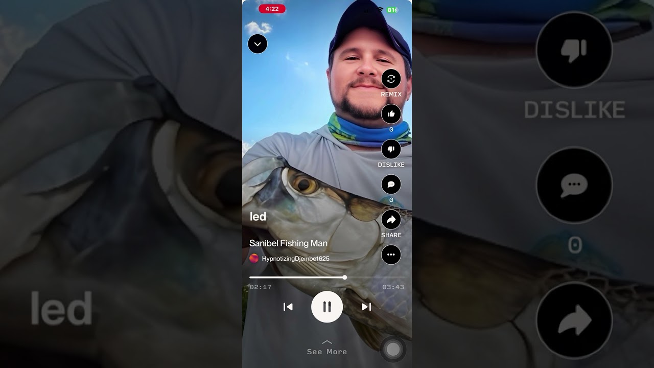 Sanibel Fishing Man