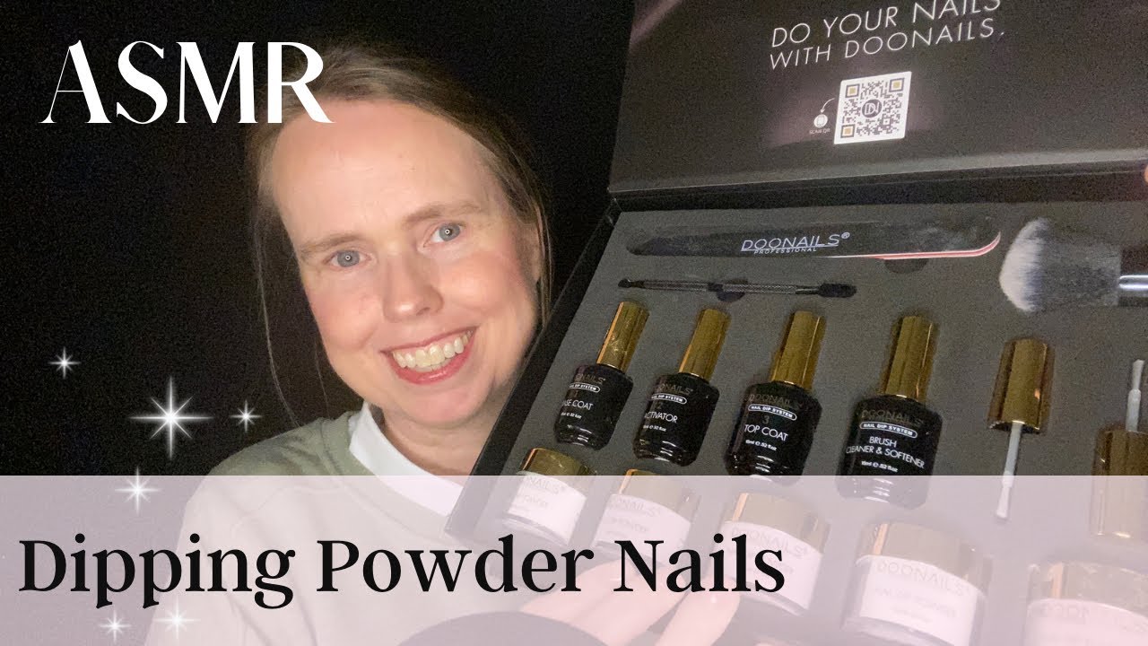 ASMR ~ Voor De Eerste Keer Zelf Dipping Powder Nagels Proberen!✨ | Doonails | ASMR Nederlands