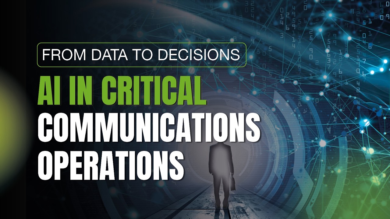 From data to decisions: AI in critical communications