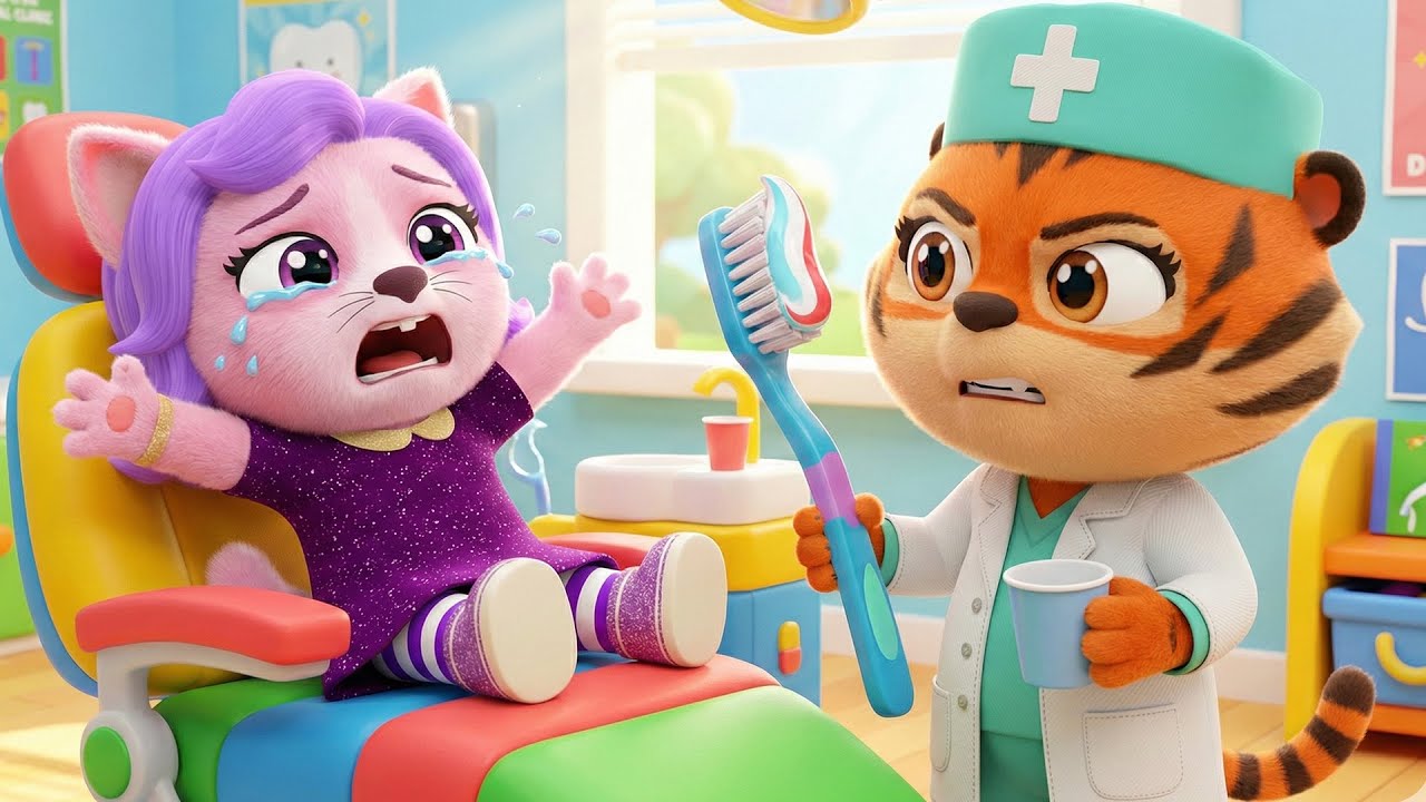 Brush Brush Brush Your Teeth | Kids Song | Pop Patrol